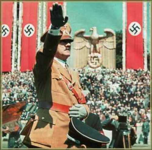 Hitler at Parade