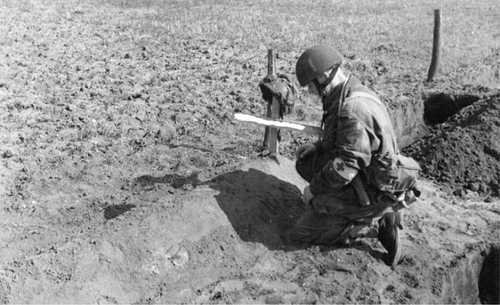 British Corporal pays respect
