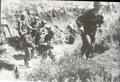 In trench