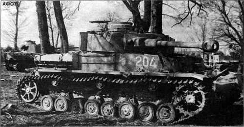 The captured tanks