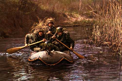 Infantry Crossing River