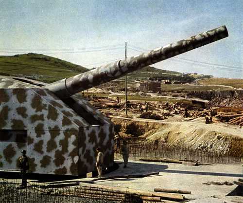 Coastal artillery, Northern France