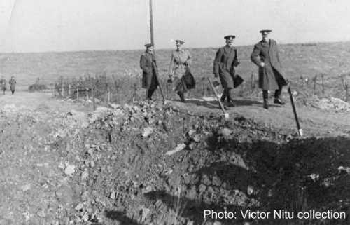 Officers inspecting the front at Sevastopol 