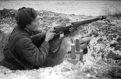 Waiting for the German attack