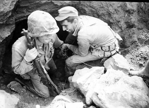 Iwo Jima cave