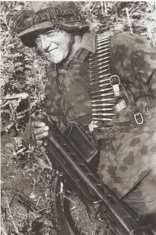 SS machine gunner