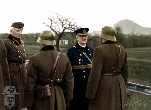 Miklos Horthy and Karoly Bartha