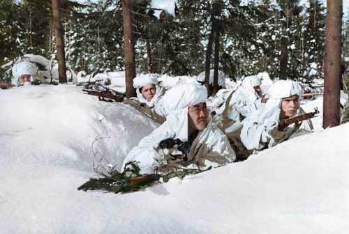 Scouts on the start line, 27.02.1942 