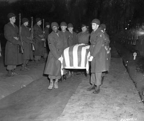 General Patton's funeral procession