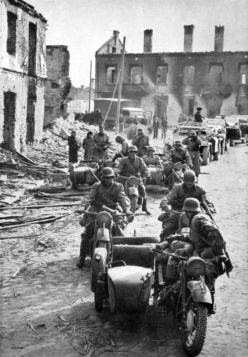 In a Polish village, 1939.
