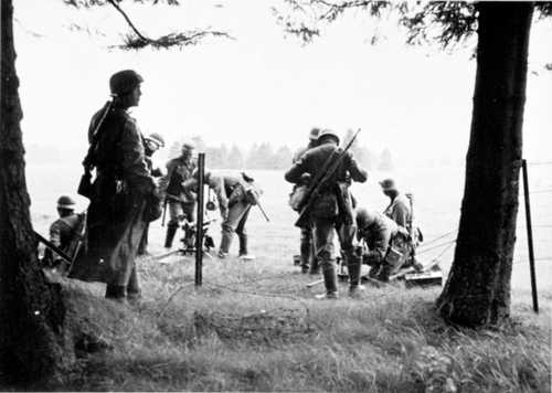 German Troops Resting