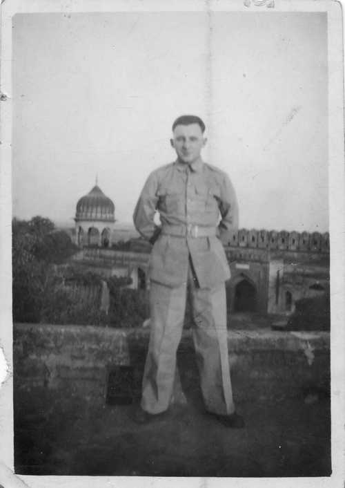 My Grandfather while on leave in India 1943