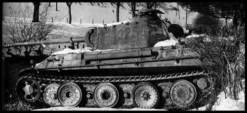Steel wheeled Panther Ausf. A or G