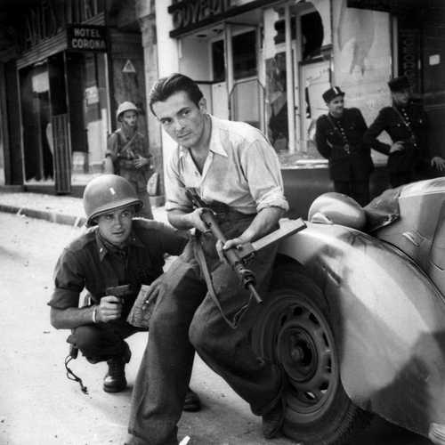 American Officer and French Partisan