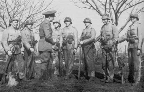 Infantry after training.