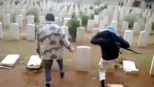 Grave desercration