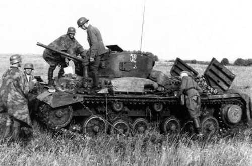Valentine on the eastern front.