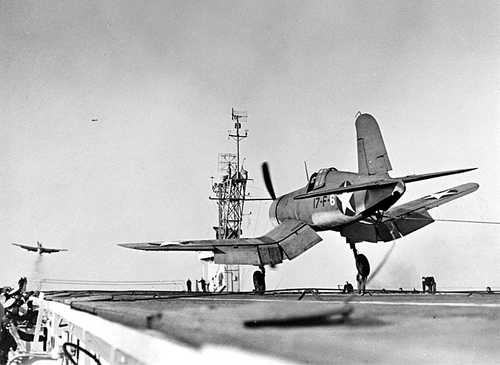 Corsair landing