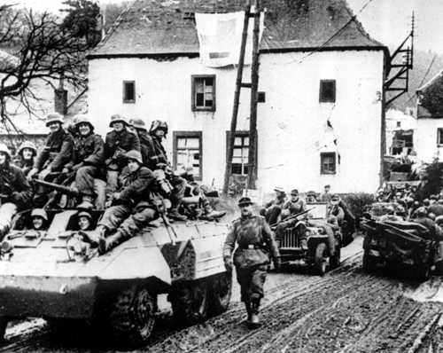 During the Battle of the Bulge