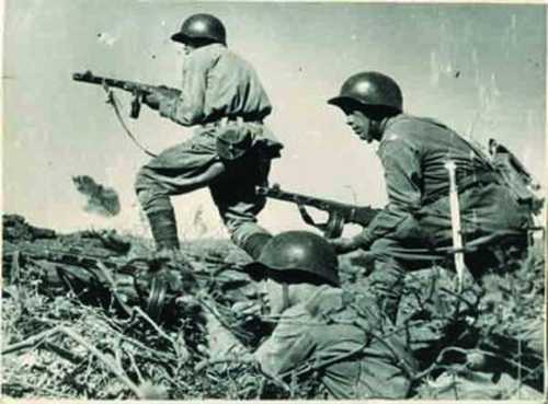 Fights for Stalingrad. 1942. 