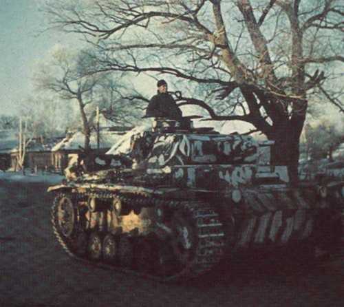 Panzer III in Snow