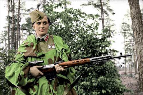 Red Army Sniper Lyudmila Pavlichenko