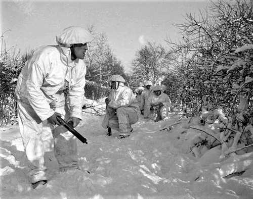 During the Battle of the Bulge