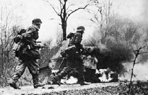 Kampfgruppe Hansen in action 18. December 1944