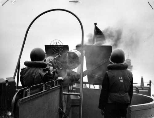 Gunners Shooting at Aircraft