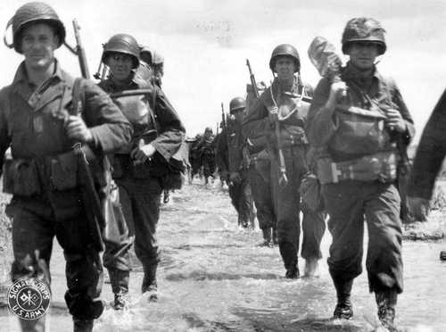 Soldiers on March