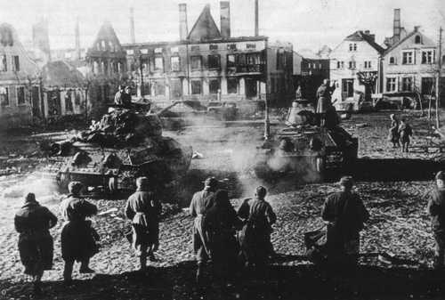 T34/85's and Infantry Advance