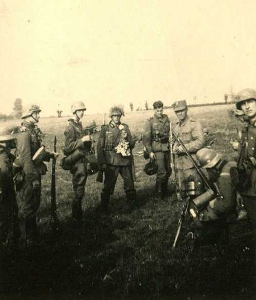 German soldiers in the field