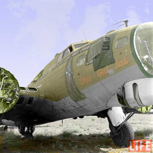 Colorized B-17 