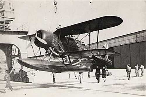 Italian seaplane interned in Spain