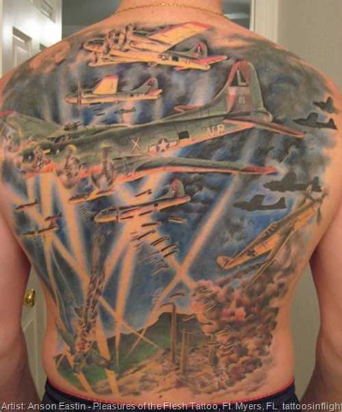 B-17 back art