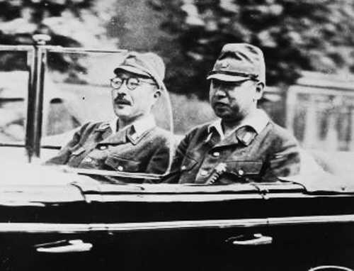 Hideiki Tojo and General Hitoshi Imamura