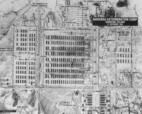 Birkenau under the snow