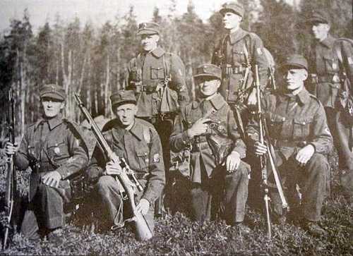 Civil Guard members before Winter War