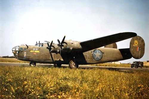Battle Weary B-24 Bomber