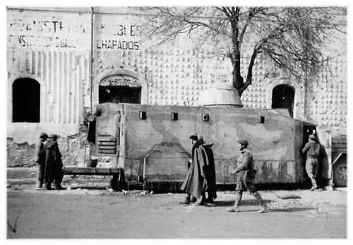 Spanish Republican improvised armoured vehicle ...