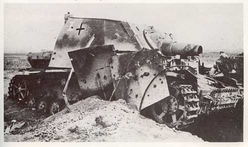 Knocked out Sturmpanzer IV “Brummbär”