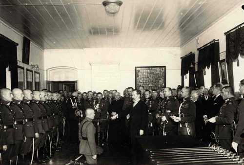 Saber giving ceremony