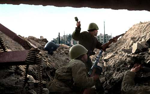 Street battle in Stalingrad