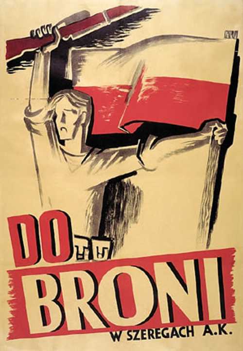 Polish anti-nazi poster
