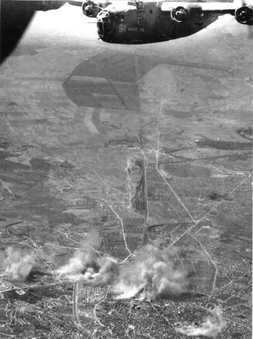 Air raid over Bucharest