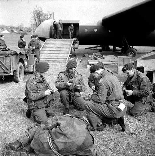 Preparation for Rhine crossing