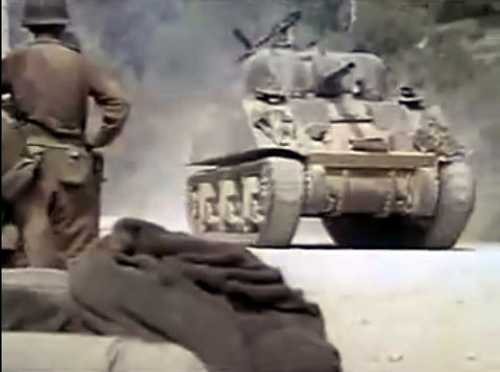 Sherman on the move 