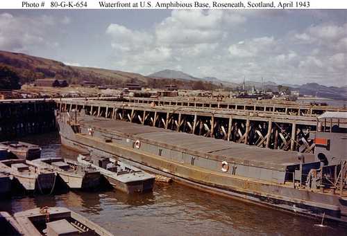 Water front at U.S. Amphibious base