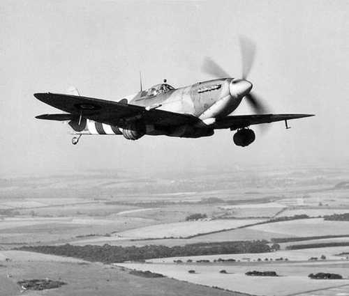 Spitfire with barrels