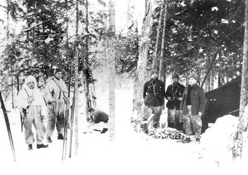 Finns at their accommodation